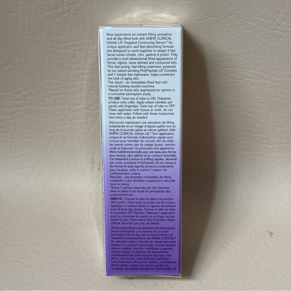 Avon Anew Clinical Infinite Lift Targeted Contouring
Serum 1 oz SEALED!! - Picture 4 of 4